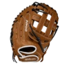 Wilson Aura A900 33" Fastpitch Catcher's Mitt : WTA09RF20FPCM -Baseball Gear Shop A09RF20CM 0 Aura FP Catchers Mitt 33 BritishTan White Back