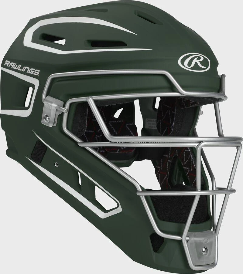Rawlings Youth Dark Green/White VELO 2.0 Catcher's Gear Box Set: CSV2Y-DG / W 4 Rawlings Youth Dark Green/White VELO 2.0 Catcher's Gear Box Set: CSV2Y-DG / W - Image 2