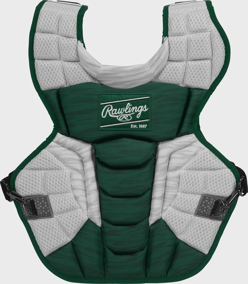 Rawlings Youth Dark Green/White VELO 2.0 Catcher's Gear Box Set: CSV2Y-DG / W 5 Rawlings Youth Dark Green/White VELO 2.0 Catcher's Gear Box Set: CSV2Y-DG / W - Image 3