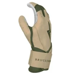 Bruce Bolt Premium Pro Military Series Long Cuff Batting Gloves: Beige -Baseball Gear Shop IMG 0882