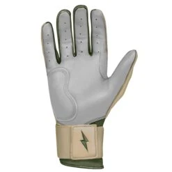 Bruce Bolt Premium Pro Military Series Long Cuff Batting Gloves: Beige -Baseball Gear Shop IMG 0883