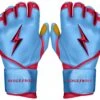 Bruce Bolt PREMIUM PRO BADER Series Long Cuff Batting Gloves: Baby Blue