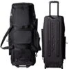 Miken MKMK7X Black Pro Wheeled Roller Bat Bag: MKMK7X-PRO-BLK -Baseball Gear Shop MKMK7X PROBLACKFrontandBack