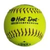 Worth 12" ASA Hot Dot Slowpitch Softballs (Dozen): AHD12CY -Baseball Gear Shop PROCOMP