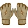 Bruce Bolt PREMIUM PRO Gold Series Batting Gloves: Short Cuff -Baseball Gear Shop SC GLD HERO