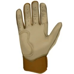 Bruce Bolt PREMIUM PRO Gold Series Batting Gloves: Short Cuff -Baseball Gear Shop SC GLD PALM