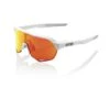 100% S2 Sunglasses Soft Tact Off White - HiPER Red Multilayer Mirror Lens -Baseball Gear Shop SP21 S2 60006 00007 3Q