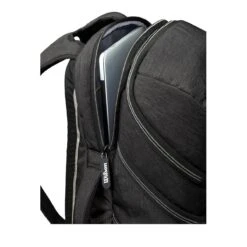 Wilson A2000 Players Backpack Bat Bag: WTA2000 -Baseball Gear Shop WTA20BPBL 4 Wilson A2000 Backpack Black Silver Laptop.png.cq5dam.web .1200.1200